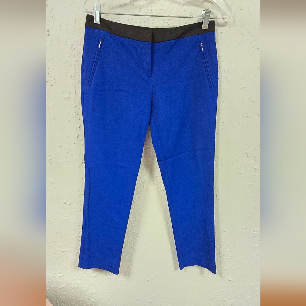 New York & Company Black and Blue Stretch Pants